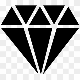 Diamond Gem - Diamond Icon Grey, HD Png Download - gem png