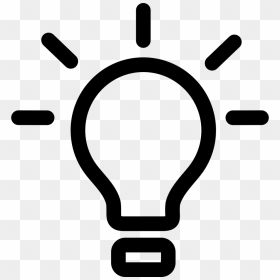 Lightbulb - Light Bulb Png Icon, Transparent Png - lightbulb icon png