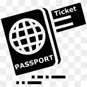 Ticket Passport Travel Visa Identity Tourism Document - Icon Passport Visa Png, Transparent Png - passport png