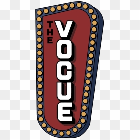 Marquee Clipart Dressing Room Light - Vogue Theatre Miramichi Logo, HD Png Download - marquee png