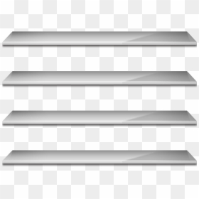 White Shelf Png - Transparent Background Shelf Png, Png Download - bookshelf png