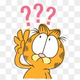 Transparent Garfield Birthday Clipart - Garfield Line Stickers, HD Png Download - garfield png