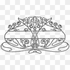 Art Deco Marquee Png - Art Nouveau Background Transparent, Png Download ...