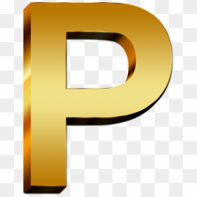 Uppercase Letter Gold Free - Gold Letter P Png, Transparent Png - marquee png