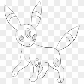 Clip Free Stock Drawing Rock Detailed - Umbreon Drawing, HD Png Download - umbreon png