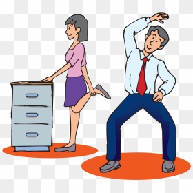 Leisure Clipart Physical Exercise - Exercise At Work Clipart, HD Png Download - exercise png