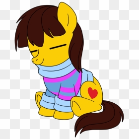 Ambiguous Gender, Artist - My Little Pony Undertale, HD Png Download - frisk png