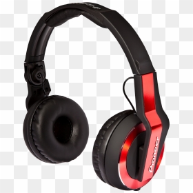 Pioneer Dj Headphones Red , Png Download - Pioneer Hdj500 R Dj Headphones Black, Transparent Png - dj headphones png