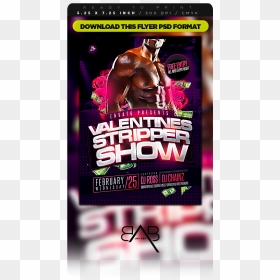 Flyer Party Stripper , Png Download - Male Stripper Party Flyer, Transparent Png - stripper png