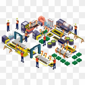 3d Factory Png Download - Factory Graphic, Transparent Png - factory png