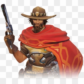 Gdwts 20flat - Overwatch Mccree Png, Transparent Png - yaranaika face png