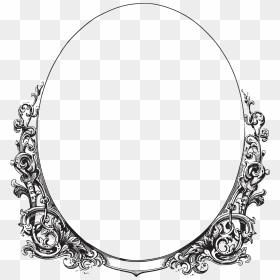 Oval Frame Vector Png Clipart , Png Download - Vintage Oval Frame Vector, Transparent Png - ornate frame png