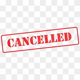 Transparent Background Canceled Transparent, HD Png Download - cancelled png