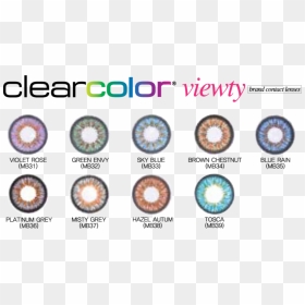 Coloured Contacts Steven Harris To Book A - Clear Color Circle Contacts, HD Png Download - clear png