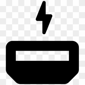 The Icon Is A Logo Of Thunderbolt - Sign, HD Png Download - thunderbolt png