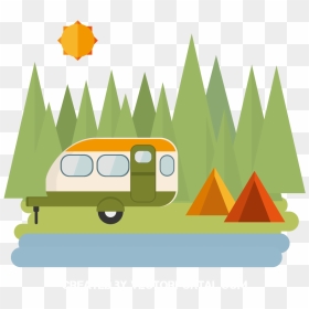 Transparent Camping Clipart - Camping And Rv Clip Art, HD Png Download - camping png