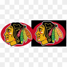 Chicago Blackhawks Feathers Png - Chicago Blackhawks Laptop Background, Transparent Png - blackhawks logo png