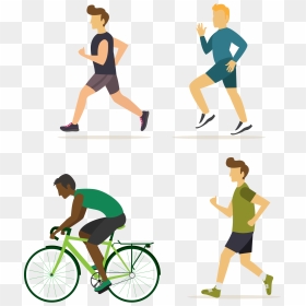 Exercise Fitness Stretching Walking Man - Walking Exercise Clipart, HD Png Download - exercise png