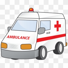 Hospital Transparent Ambulance Clipart - Ambulance Clipart Black And White, HD Png Download - ambulance png