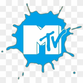 Free Mtv Logo White Png - Transparent Nickelodeon Splat Logo Blank, Png Download - nickelodeon logo png