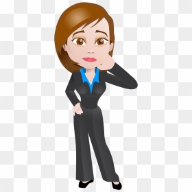 Business Woman With Confused - Transparent Female Engineer Clipart, HD Png Download - work png