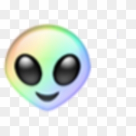 #rainbow #lgbt #lgbtq #alien #emoji #emojis - Cartoon, HD Png Download - alien emoji png