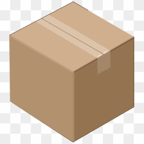 Background Cardboard Box Transparent - Box Clip Art, HD Png Download - cardboard box png