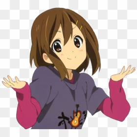 And This Ladies And Gentlemen - Transparent Anime Shrug Gif, HD Png Download - anime girls png