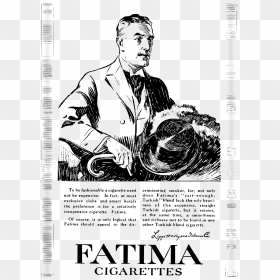 Fatima Cigarettes Advertisement Clip Arts - Advertising, HD Png Download - cigarettes png
