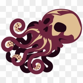Octopus By Figbeater - Octopus, HD Png Download - skull logo png