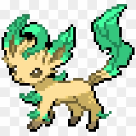 Leafeon Gen 5 Sprite , Png Download - Leafeon Pixel Art, Transparent Png - leafeon png