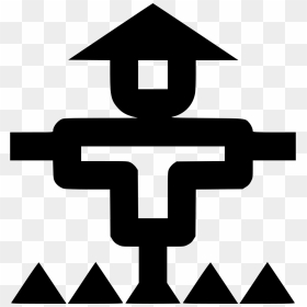 Scarecrow - Cross, HD Png Download - scarecrow png