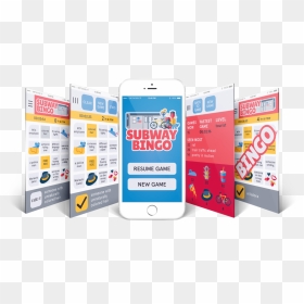 Subway Bingo App - Iphone, HD Png Download - subway png