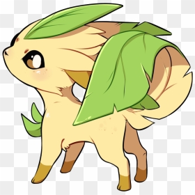Sylveon Glaceon And Leafeon , Png Download - Cute Pokemon Drawings Leafeon, Transparent Png - leafeon png
