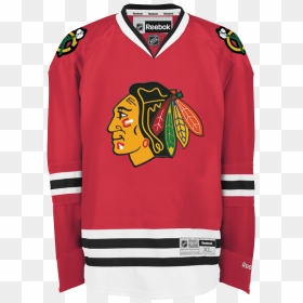 Chicago Blackhawks Red Jersey, HD Png Download - chicago blackhawks logo png