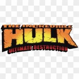 Incredible Hulk Ultimate Destruction Logo, HD Png Download - hulk logo png