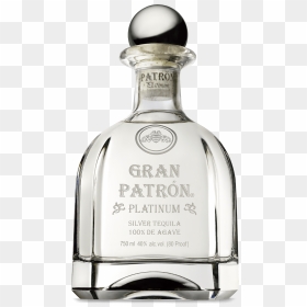 Tequila Bottle Png - Tequila Patron Gran Platinum, Transparent Png - tequila bottle png
