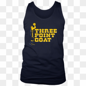 Three Point Goat - Active Tank, HD Png Download - golden state warriors png