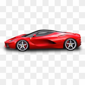 Red Sports Car, Ferrari Png - Red Ferrari, Transparent Png - car emoji png