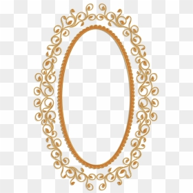 Frame Vintage Gold Ornate - Vintage Moldura Oval Png, Transparent Png - ornate frame png