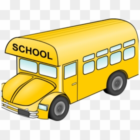 Yellow Clipart Schoolbus - Old School Bus Clipart, HD Png Download - cancelled png