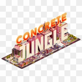 Concrete Jungle Logo - Concrete Jungle Game, HD Png Download - concrete png