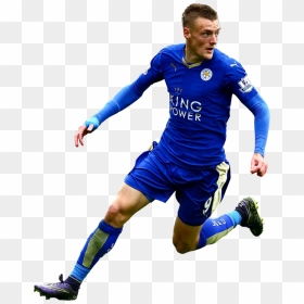 Jamie Vardy Leicester City Football Club Transparent - Jamie Vardy Transparent, HD Png Download - soccer player png