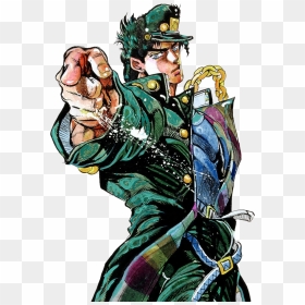 Jojo"s Bizarre Adventure Jotaro Pose , Png Download - Jojo Bizar Adventure Pose, Transparent Png - jotaro png