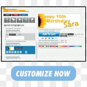 Happy Birthday Banner - Online Advertising, HD Png Download - happy birthday banner png