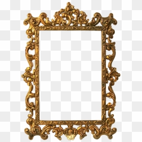 Picture Frame,brass,rectangle - Design Photo Frame Hd, HD Png Download - ornate frame png