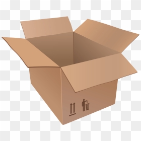 Cardboard Open Box Png Transparent Image Free - Cardboard Box Transparent Background, Png Download - open box png