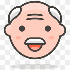 Transparent Old Man Face Clipart - Old Man Face Cartoon, HD Png Download - cartoon face png