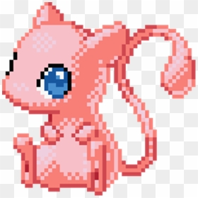 Mew Pixel Art , Png Download - Cute Pokemon Pixel Art, Transparent Png - mew png