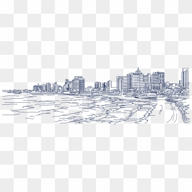 Tel Aviv Skyline Png , Png Download - Tel Aviv Line Art, Transparent Png - atlanta skyline png